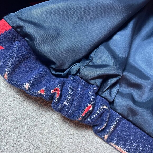 Pendleton Vintage Western Virgin Wool Blanket Coat Jacket Navajo Aztec Medium - Picture 9 of 10